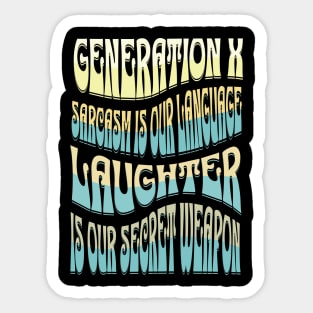 Generation X Sticker